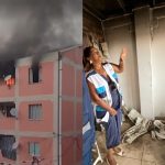 Incêndio em prédios em Manguinhos