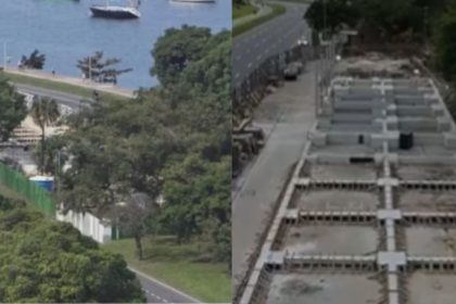 Obras no Aterro do Flamengo, que entraram na mira do MPF