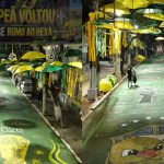 Rua Jorge Rudge, vencedora do título de "rua mais bonita" da Copa em edições anteriores