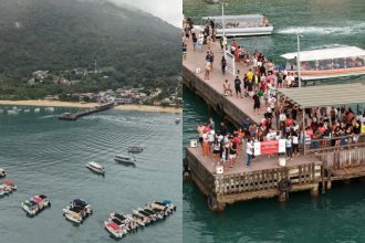 Protesto em Angra dos Reis