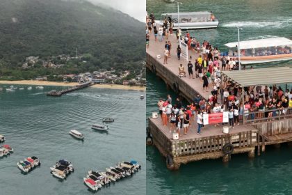 Protesto em Angra dos Reis