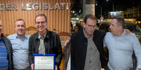 Eduardo Paes e Vitor Ralha em Miguel Pereira