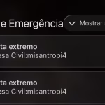 Misantropia: mensagem disparada pela Defesa Civil em ataque cibernético