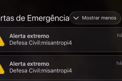 Misantropia: mensagem disparada pela Defesa Civil em ataque cibernético