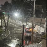queda poste freguesia
