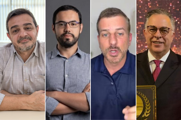 Elias Jabbour (PCdoB), Pedro Duarte (PSD), Daniel Soranz (PSD) e Professor José (PSB)