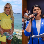 Foto dividida entre Virgínia Fonseca e Alana Passos