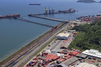 Porto de Itaguaí — Foto: Reprodução/PortosRio