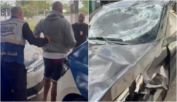 Homem que atropelou cinco adolescentes e um motociclista em Niterói é preso por policiais do Segurança Presente