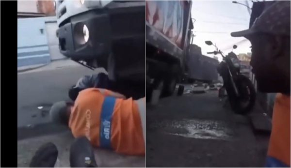 Tiroteio no Complexo do Chapadão interrompe coleta de lixo e garis usam caminhão como escudo; veja o vídeo