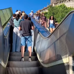 Escadas rolantes do Cristo Redentor estão em operação há mais de 20 anos — Foto: Divulgação