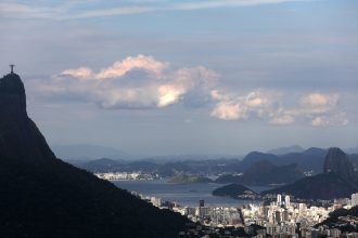 Paisagem do Cristo Redentor em imagem captada pela RioFilme