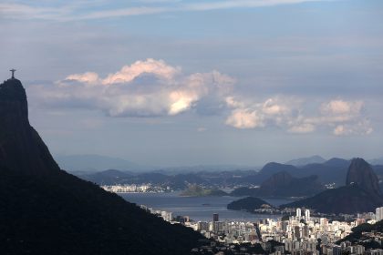 Paisagem do Cristo Redentor em imagem captada pela RioFilme