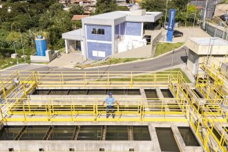 Estação de tratamento em Petrópolis da concessionária Águas do Imperador