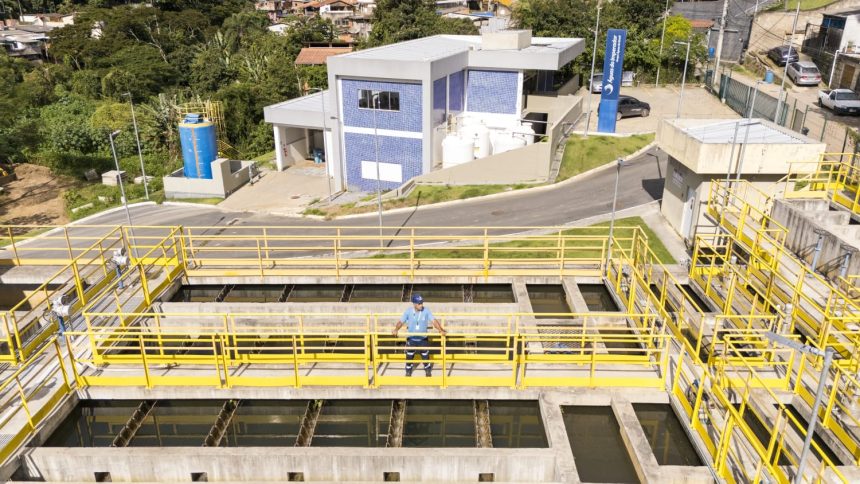 Estação de tratamento em Petrópolis da concessionária Águas do Imperador