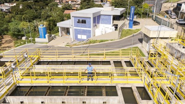 Estação de tratamento em Petrópolis da concessionária Águas do Imperador