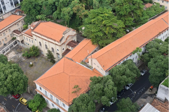 Imagens aéreas do Colégio da Providência, em Laranjeiras