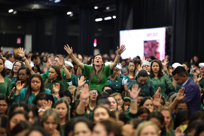 Conferencia de mulheres evangélicas no Riocentro