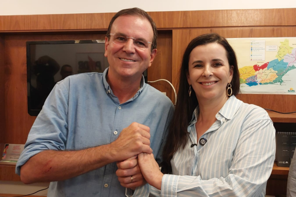 Eduardo Paes e Jane Reis