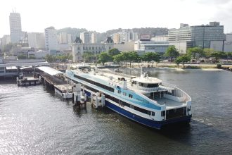 Barcas na Praça Araribóia — Foto: Reprodução/Barcas Rio