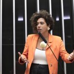 Talíria Petrone no plenário da Câmara dos Deputados