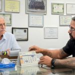 O prefeito Capitão Nélson e o filho, Nelsinho Ruas: vaga garantida na nominata do PL