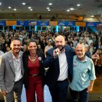 Miguel Fernández com os candidatos eleitos para a Mútua RJ, a caixa de assistência dos profissionais do Sistema Confea/Crea