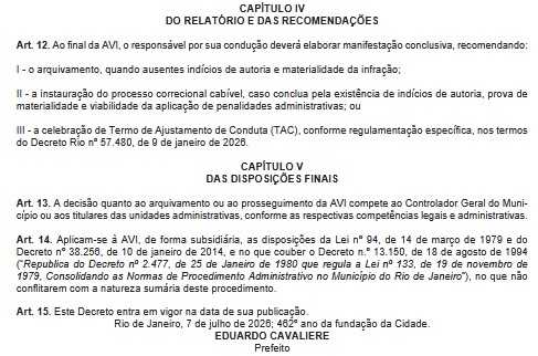 Prefeitura do Rio cria análise prévia e sigilosa para checar denúncias contra servidores antes de abrir processos formais de punição 63 WhatsApp Image 2026 07 08 at 07.00.29 1