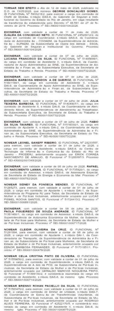 Casa Civil eleva a temperatura e assina 101 exonerações, com cortes na Jucerja e demissões em massa no Desenvolvimento Social 68 WhatsApp Image 2026 07 08 at 08.41.05 2