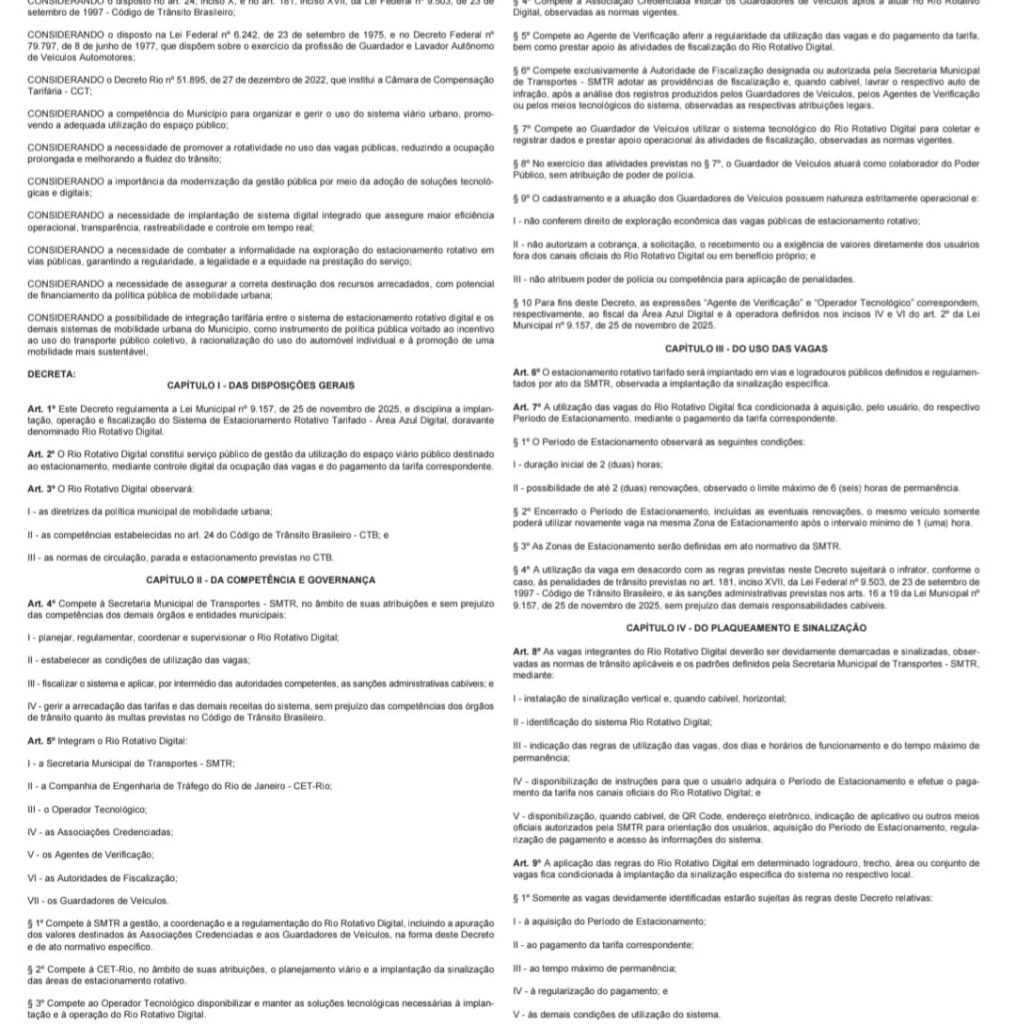 Fim do talão de papel: decreto da prefeitura regulamenta projeto-piloto do Rio Rotativo Digital, que começa nesta sexta; saiba como vai funcionar 64 WhatsApp Image 2026 07 14 at 07.00.34 1