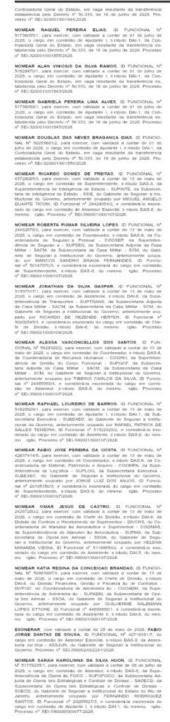 Boas novas na Casa Civil: governo freia cortes e fecha o placar em 62 x 16 para as nomeações; Controladoria, GSI, Ambiente e Fazenda concentram maioria das vagas 63 WhatsApp Image 2026 07 14 at 09.21.27 1