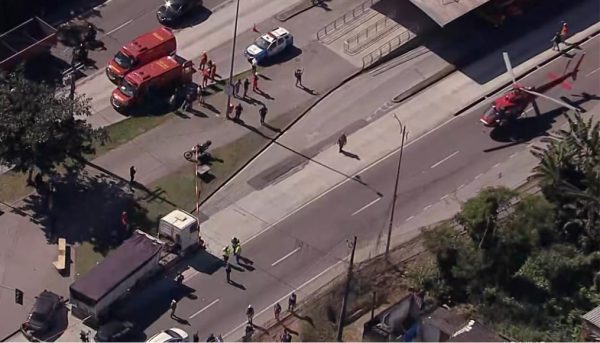 Acidente na Avenida das Américas