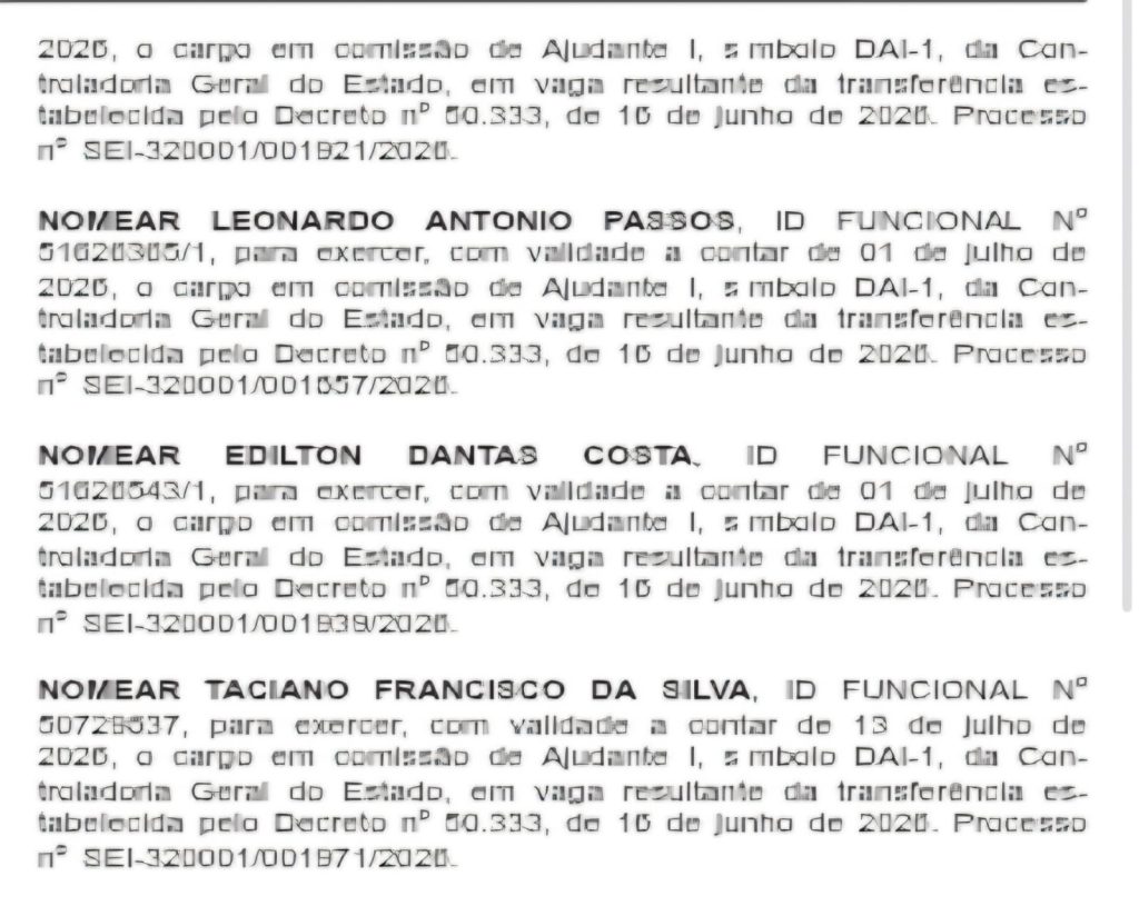 Mantendo o clima de 'paz e amor' no Palácio Guanabara, nomeações da Casa Civil superam exonerações por 39 a 22 pelo quinto dia consecutivo 66 WhatsApp Image 2026 07 16 at 08.56.44 2