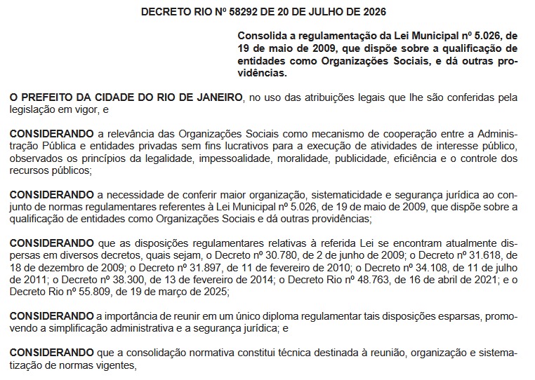 Prefeitura do Rio barra 'emendas Pix' diretas para ONGs em pacote de cinco decretos e aperta fiscalização após escândalo nacional que revelou fraudes e irregularidades 64 WhatsApp Image 2026 07 21 at 07.01.07 1