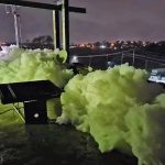 Derrame de detergente no Rio Guandu, um dos casos que gerou multa do Inea em 2023