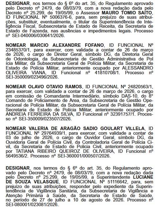Couto nomeia defensora pública Patrícia Cardoso para comandar o Desenvolvimento Social; ao todo, 14 movimentações foram publicadas no Diário Oficial 65 WhatsApp Image 2026 07 27 at 08.14.53 2
