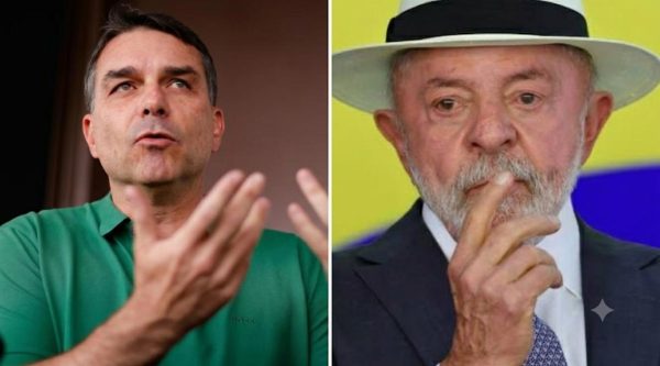 Quaest: Flávio Bolsonaro (PL), com 32%; e Lula (PT), com 30%, estão tecnicamente empatados no Rio 48 Flávio Bolsonaro e Lula: empate técnico no Rio, segundo a pesquisa Quaest