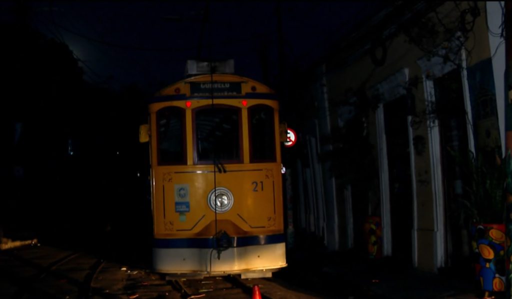 Bonde de Santa Teresa retoma operação após o vendaval