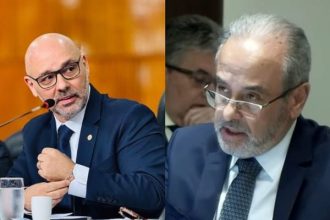 Márcio Pacheco, presidente do TCE-RJ, e José Gomes Graciosa