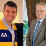 Flávio Brazão e seu pai Pedro Brazão