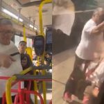 Passageiros expulsaram o agressor após ataques racistas contra a motorista de ônibus