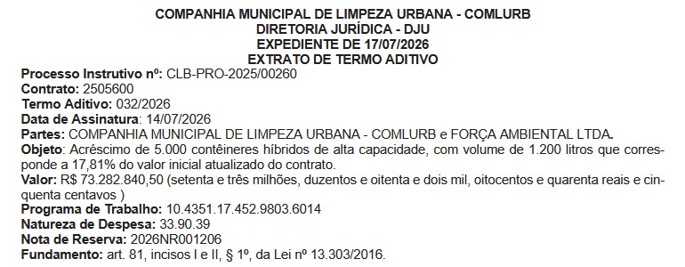 ‘Laranjões’: apesar de críticas, Comlurb investe R$ 73,2 milhões em mais 5 mil contêineres de lixo 62 bb3f56ca 4538 4b68 be53 c0621a79c24b