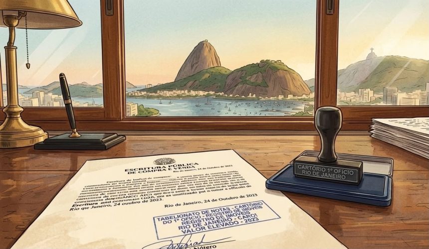 Custos elevados para lavrar escrituras de imóveis no Rio têm levado incorporadoras a recorrerem a cartórios de outros estados, onde as taxas são menores, para reduzir o valor das operações.