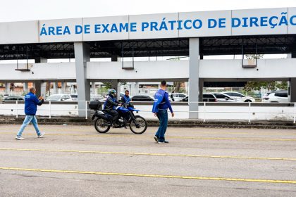 Exame prático do Detran-RJ — Foto: Divulgação
