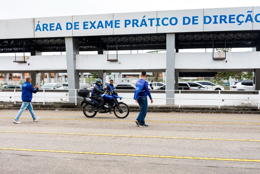 Exame prático do Detran-RJ — Foto: Divulgação