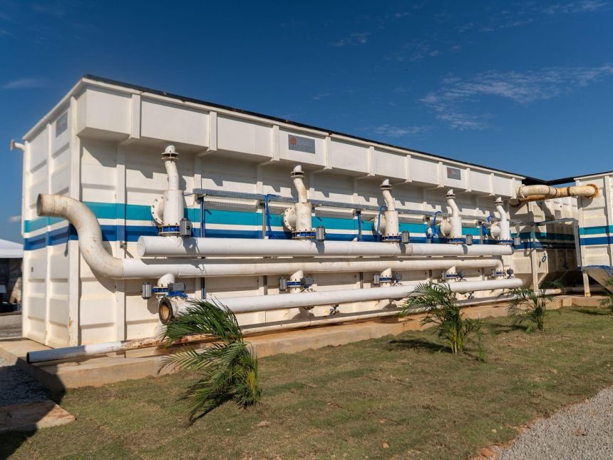 Nova Estação de Tratamento de Água de Queimados, tem produção diária de nove milhões de litros de água tratada para cerca de 45 mil moradores da Baixada Fluminense