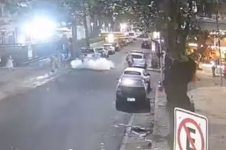 Momento do ataque em Copacabana; prefeito atribui caso à Operação Tolerância Zero