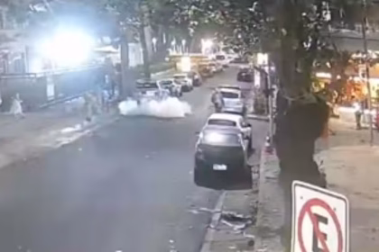 Momento do ataque em Copacabana; prefeito atribui caso à Operação Tolerância Zero