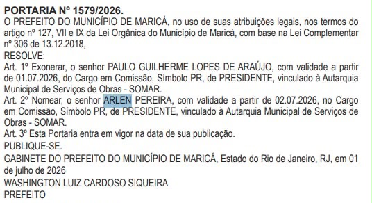 Recalculando a rota: Arlen Pereira assume presidência da Somar três meses depois de sair da Prefeitura de Maricá para disputar eleição 62 image 1