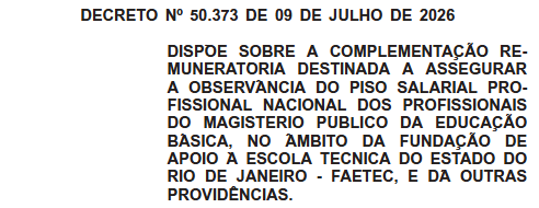 Faetec: governo garante piso nacional do magistério e cria auxílio-alimentação para servidores 62 image 22